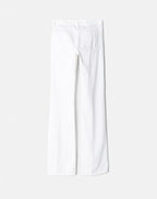 Jean Loose Boot - White