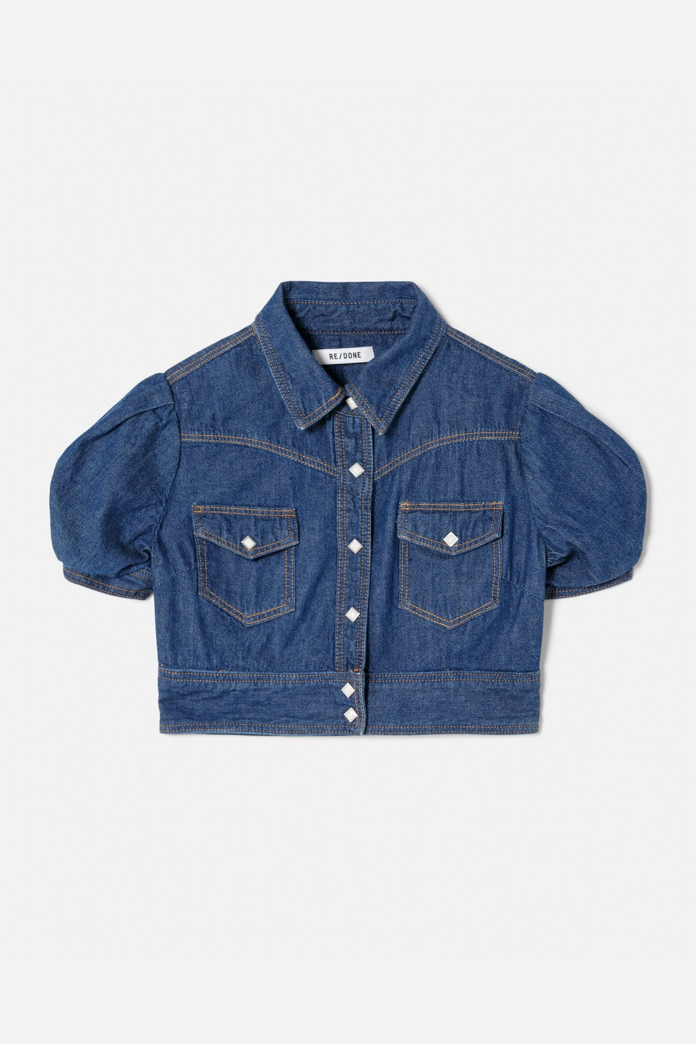 Top Midriff Denim - Rinse