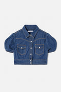 Top Midriff Denim - Rinse