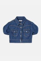 Top Midriff Denim - Rinse