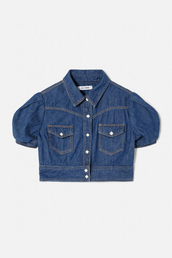 Top Midriff Denim - Rinse