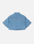 Chemise Oversized Crop - Stoned Ciel