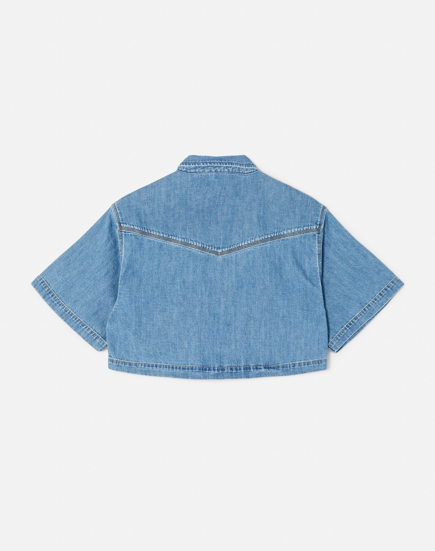 Chemise Oversized Crop - Stoned Ciel