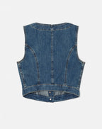 Chemise Trucker - Whiskey Indigo