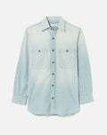 Chemise 60S Chambray - Vintage Bleu