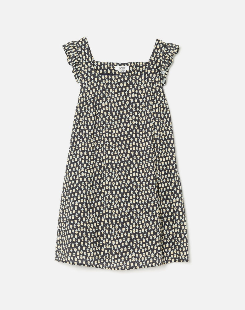 Robe 90S Shift - Navy Floral