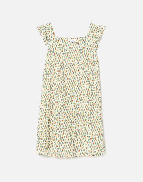 Robe 90S Shift - Vintage White Floral