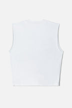 Pull Baby Muscle Tank Motocross - Optic White