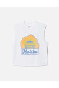 Pull Baby Muscle Tank Malibu - Optic White