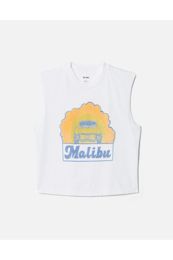 Pull Baby Muscle Tank Malibu - Optic White