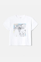 T-Shirt Classic Beach Please - Optic White