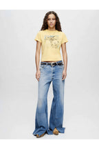 T-Shirt Classic Beach Please - Yellow