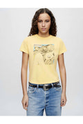 T-Shirt Classic Beach Please - Yellow