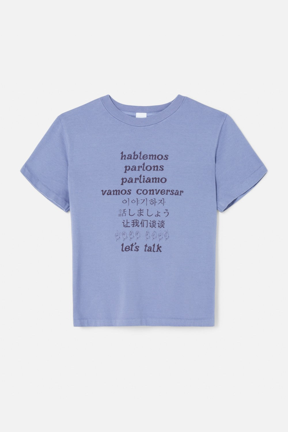 T-Shirt Classic Lets Talk - Celestial