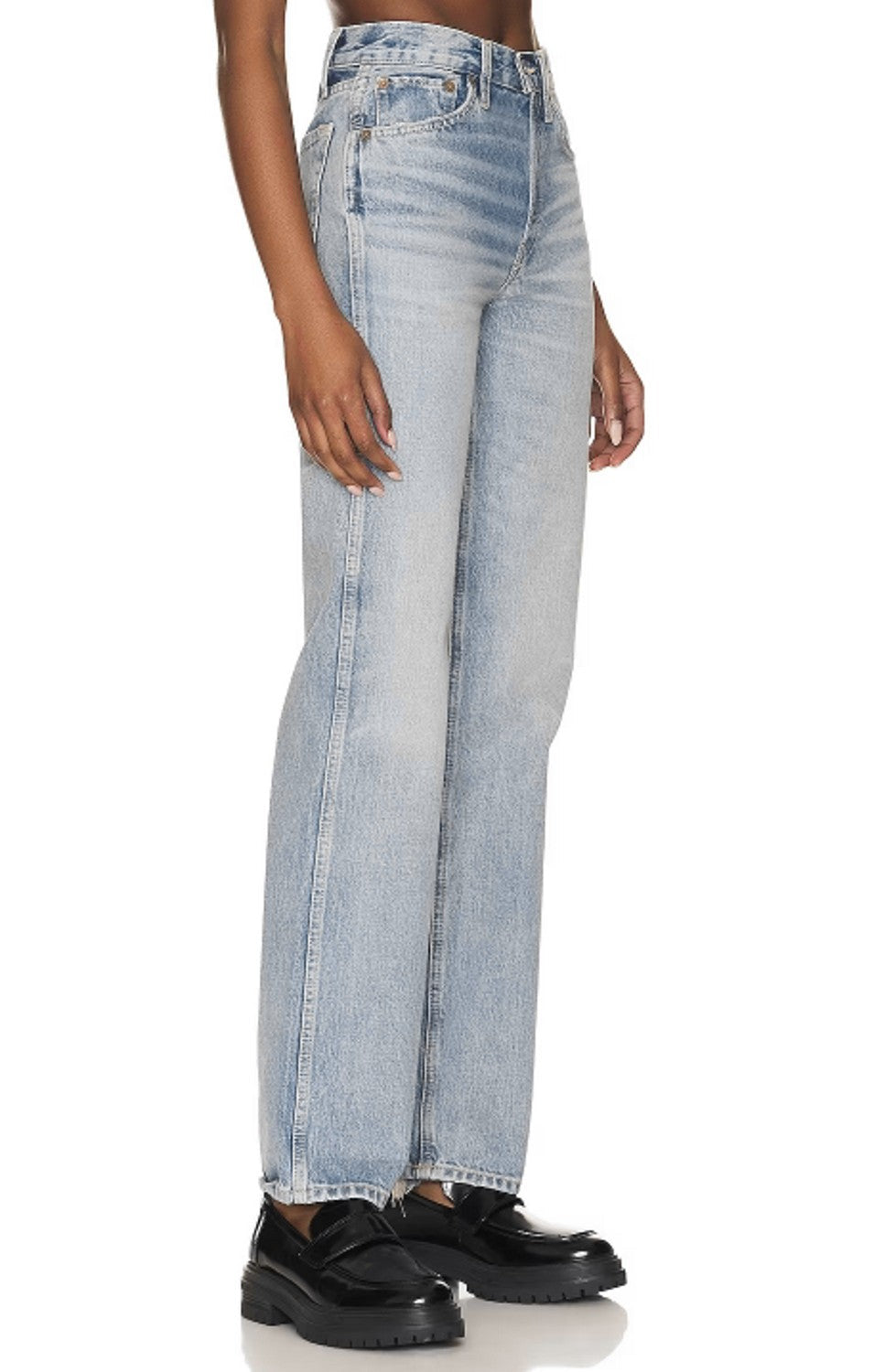 Jean 90S High Rise Loose - Opal Indigo