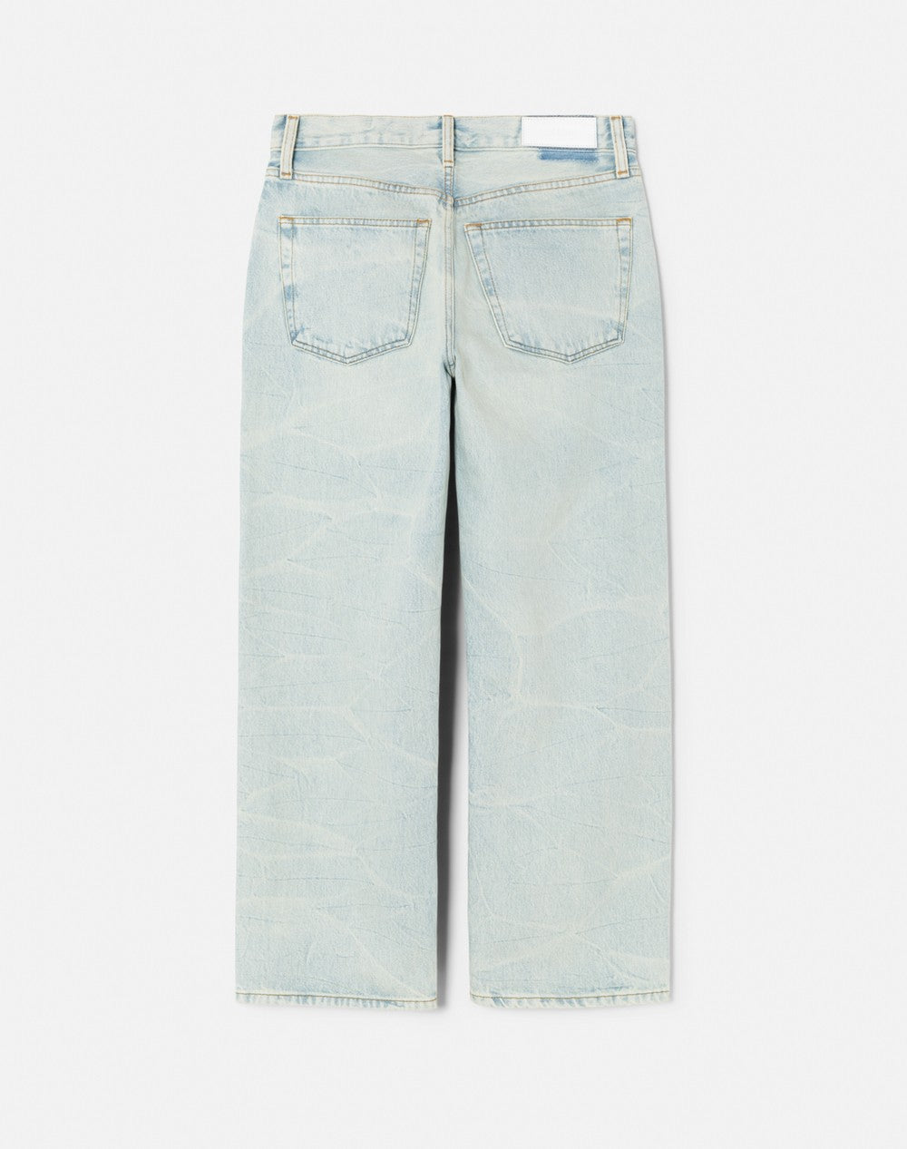 Jean Loose Crop - Ranch Water