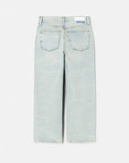 Jean Loose Crop - Ranch Water
