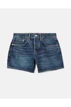 Short Mid Rise Boy - Whiskey Indigo