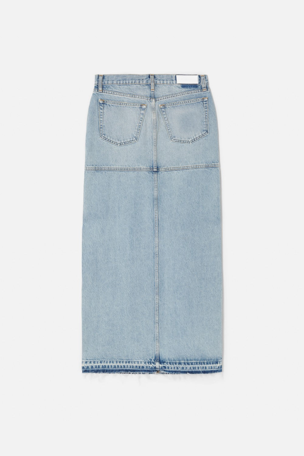 Jupe Mid Rise Split - Ripped Tide