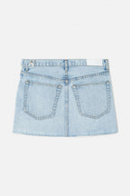 Jupe Mid Rise Wrap - Maliblue