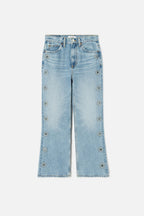 Jean 70S Loose Flare - 60S Studded Indigo