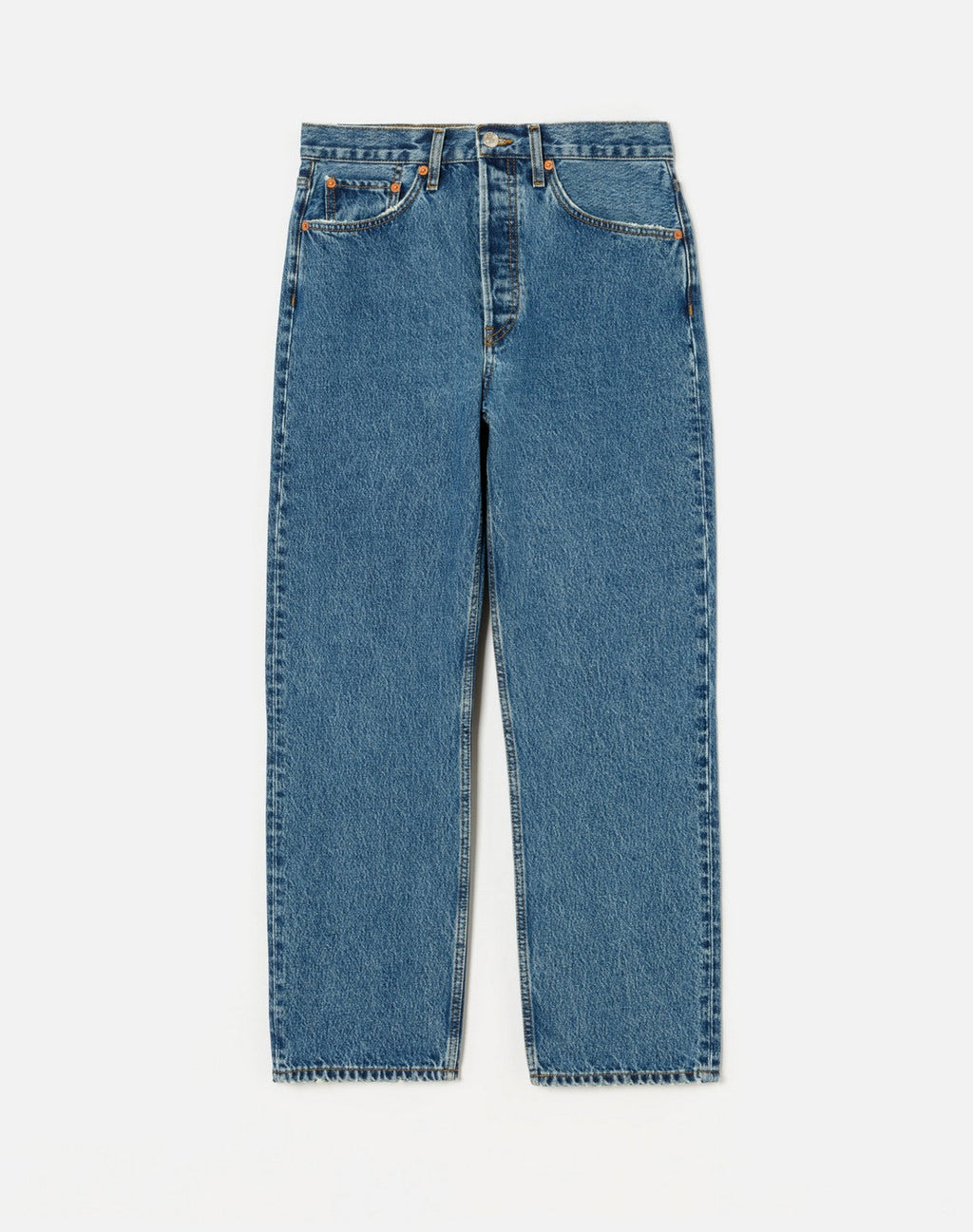 Jean 90S Crop Low Slung - Bleu Mere