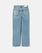 Jean 90S Crop Low Slung - Cool Medium Blue
