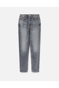Jean 90S High Rise Ankle Crop - Silver Fade