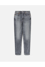 Jean 90S High Rise Ankle Crop - Silver Fade