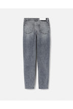 Jean 90S High Rise Ankle Crop - Silver Fade