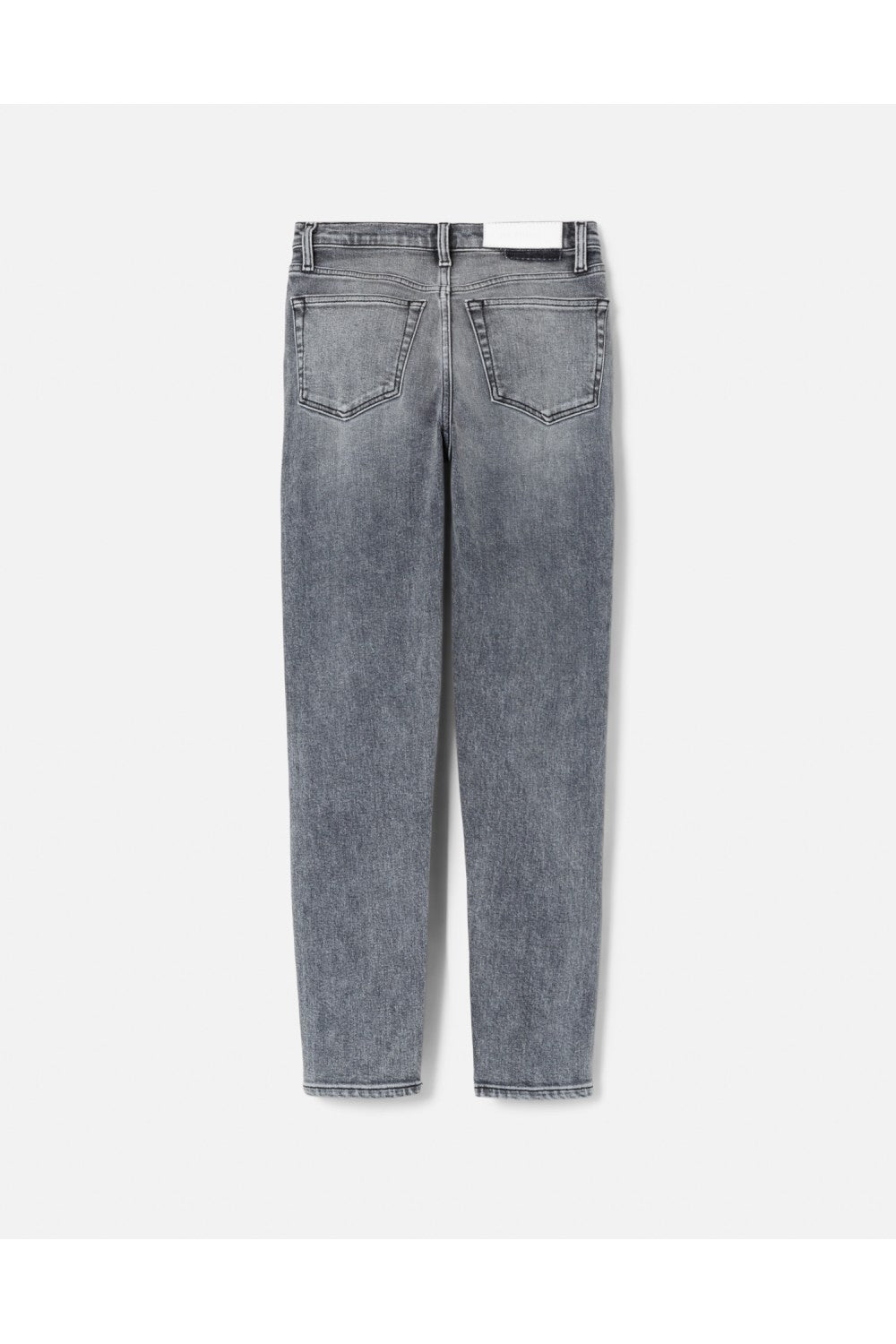 Jean 90S High Rise Ankle Crop - Silver Fade