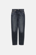 Jean 90S High Rise Ankle Crop - Onyx Fade