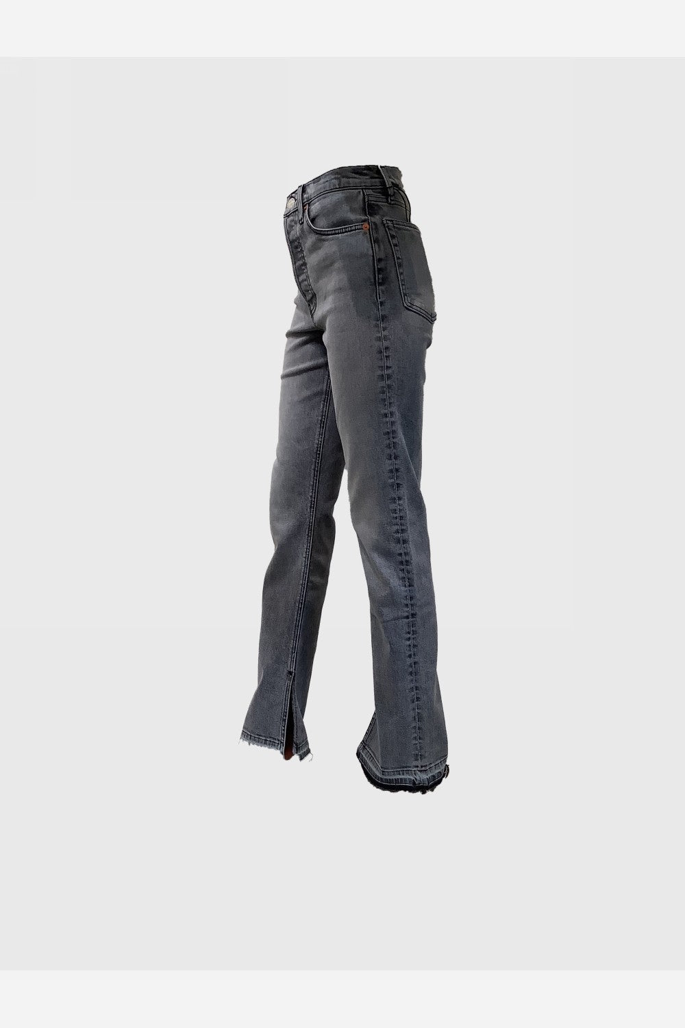 Jean 70S Hr Skinny Boot - Silver Fade