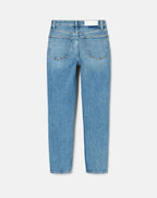 Jean 90S High Rise Ankle Crop - Classic Faded Blue