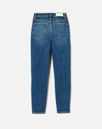 Jean 90S High Rise Ankle Crop - Royal Fade