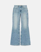 Jean 70S Low Rise Bell Bottom - Lake Blue