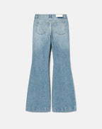 Jean 70S Low Rise Bell Bottom - Lake Blue