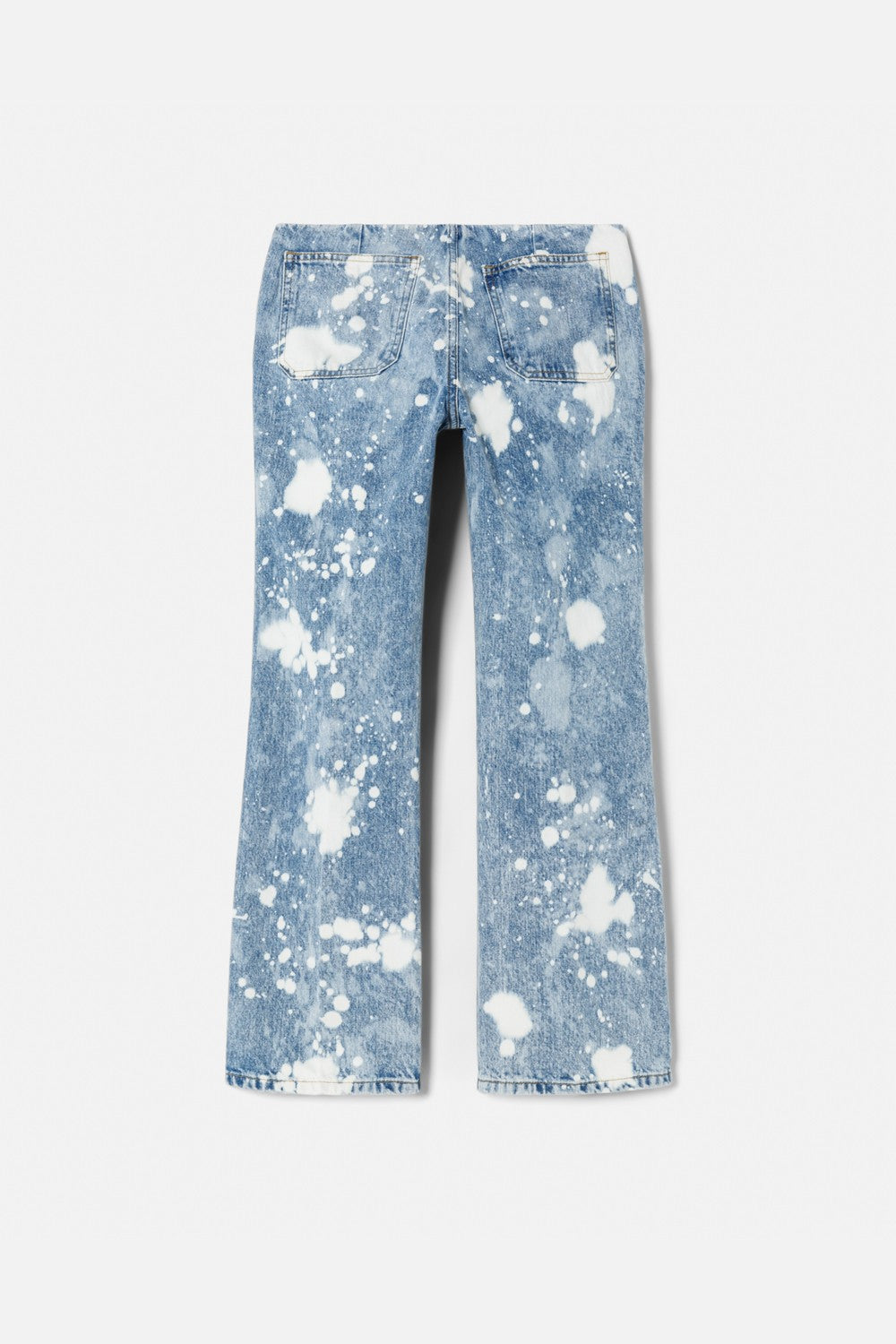 Jean Button Front Crop Boot - Splash