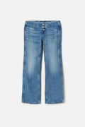 Jean Button Front Crop Boot - Riot