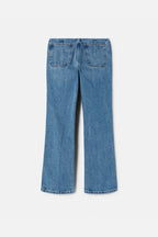 Jean Button Front Crop Boot - Riot