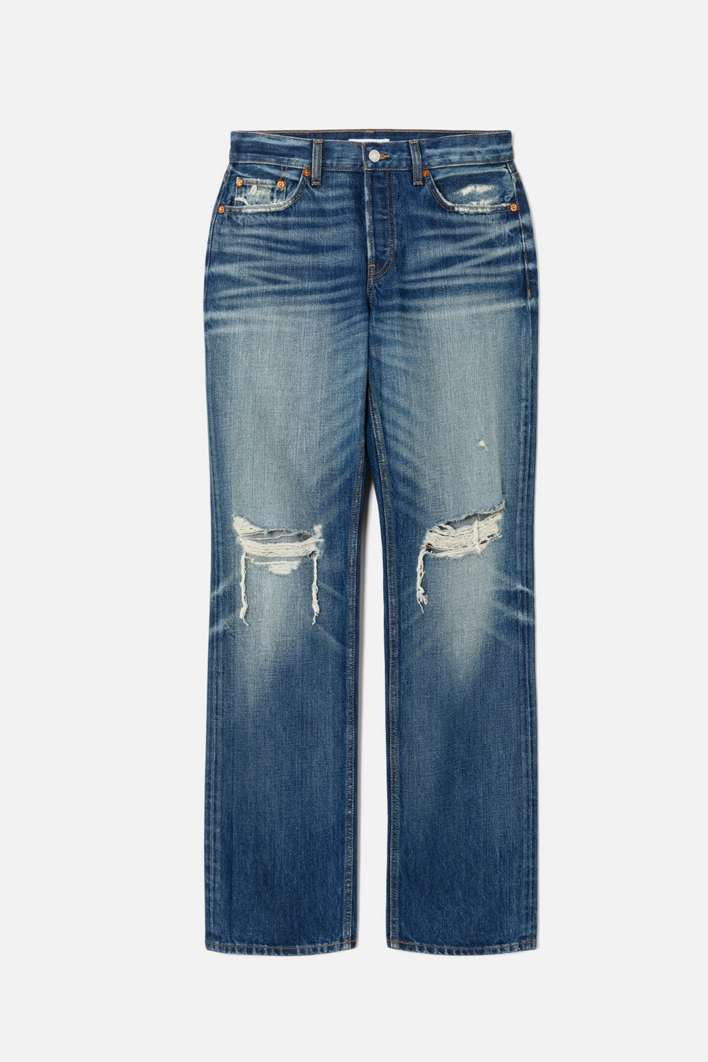 Jean Easy Straight - Indigo Grind Destroy