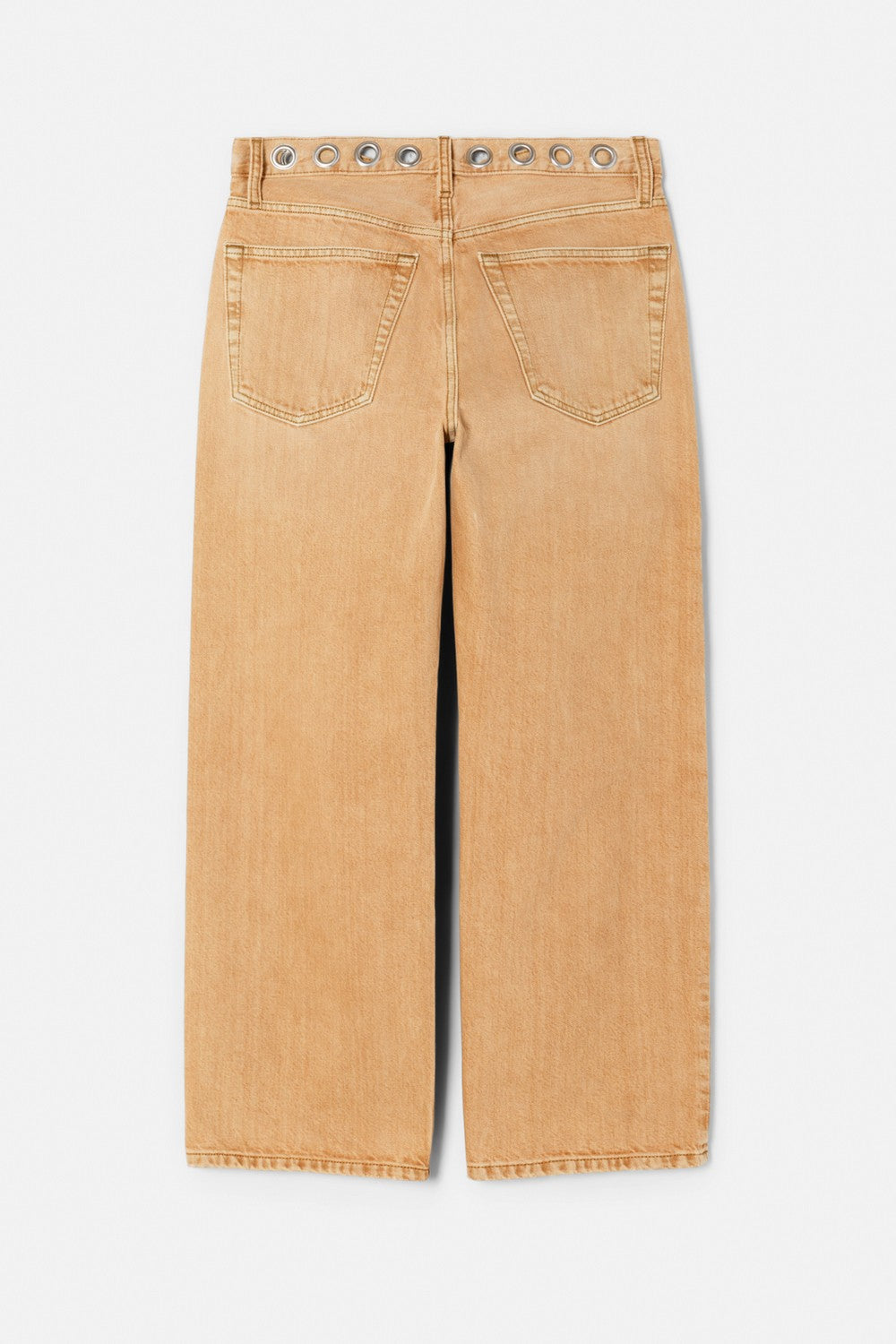 Jean Loose Crop - Grommet Desert Sand