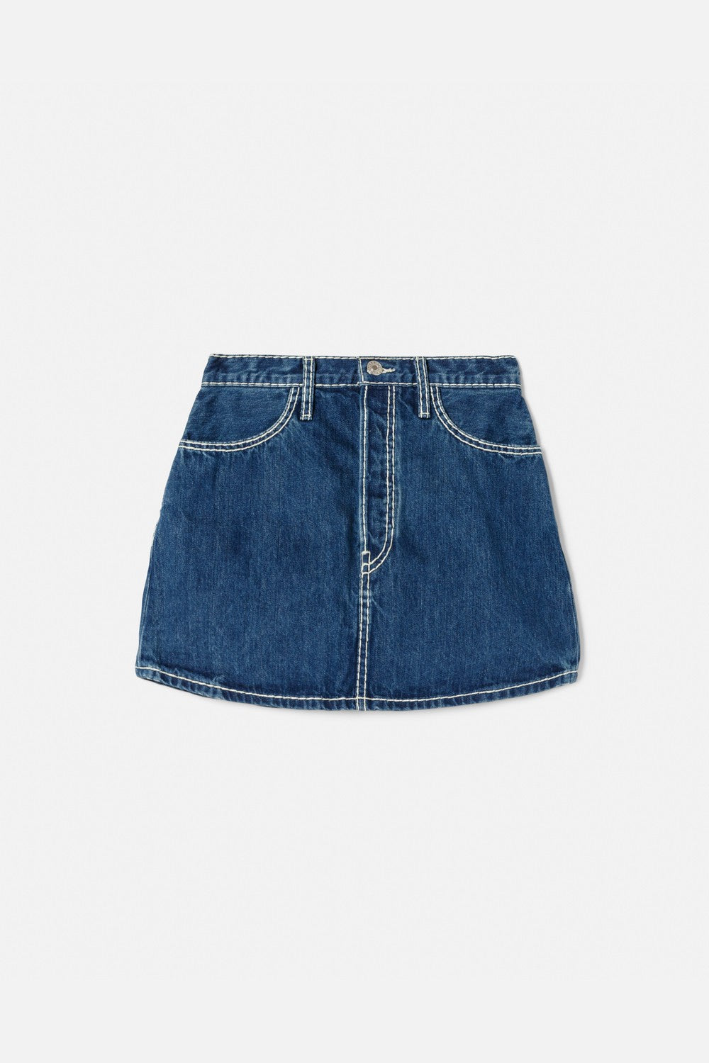 Jupe 90S Mini - Chunky Stitch Indigo