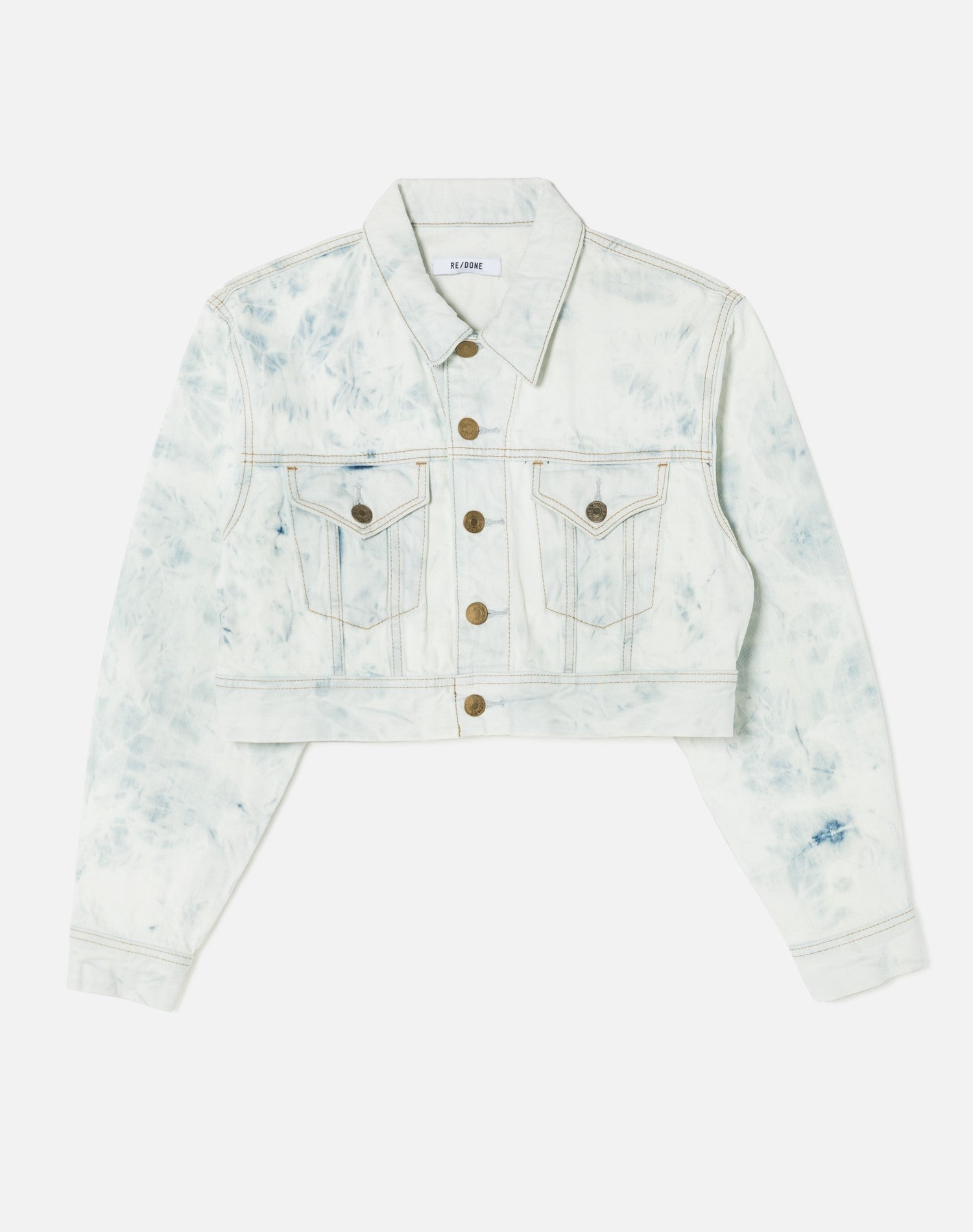 Veste Cropped Denim - Sunbleach