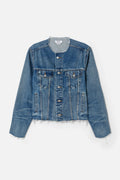 Veste Cutoff Trucker - Mid Fade