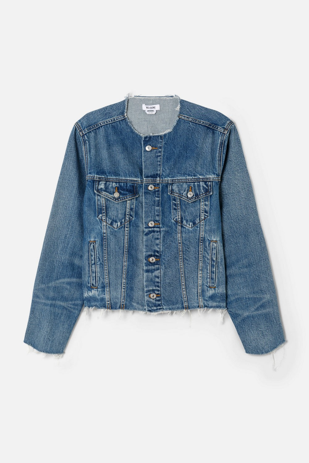 Veste Cutoff Trucker - Mid Fade