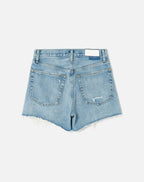 Short 90S Low Slung - Aged Indigo Destroy