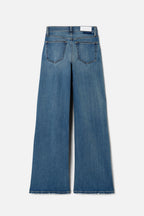 Jean Mid Rise Wide Leg - Blasted