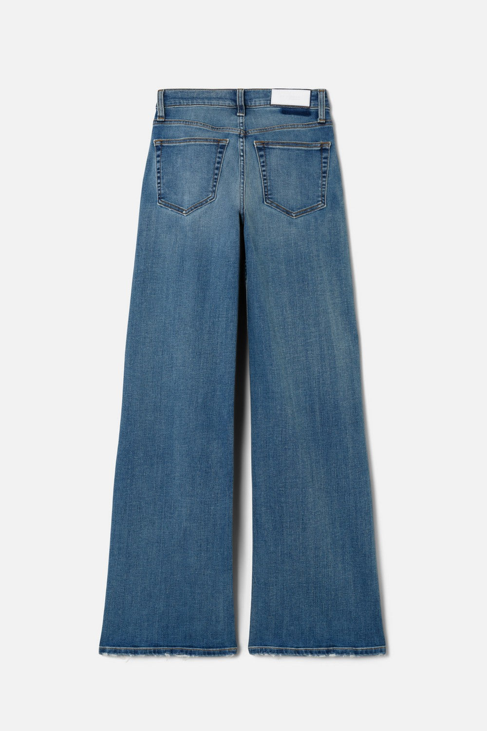 Jean Mid Rise Wide Leg - Blasted