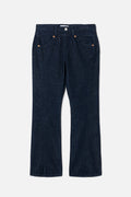 Jean Mid Rise Kick Flare - Cross Hatch Rinse